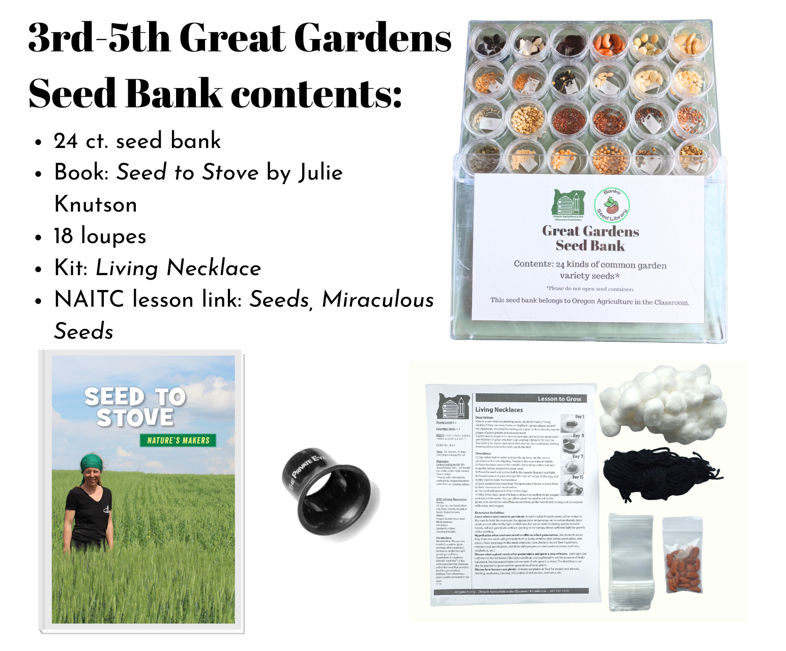 Great gardens seed bank 3-5